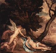 Anthony Van Dyck Amor und Psyche oil